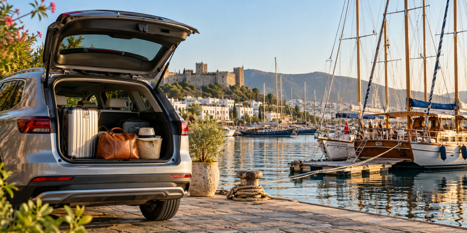 Bodrum’da Tekne Tatili Öncesi Kiralık Araç ve Marina Teslim Planı