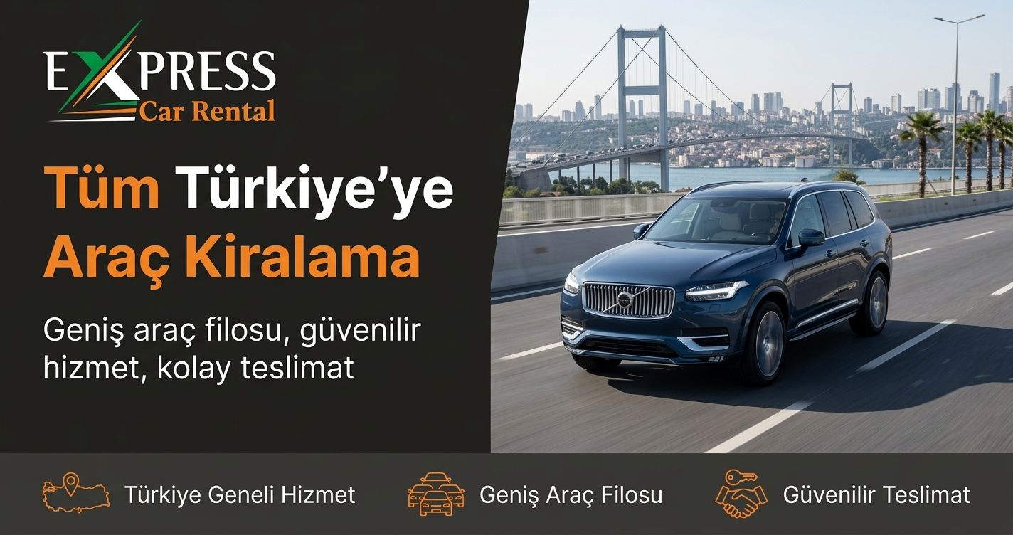 Car Rental All Over Turkey